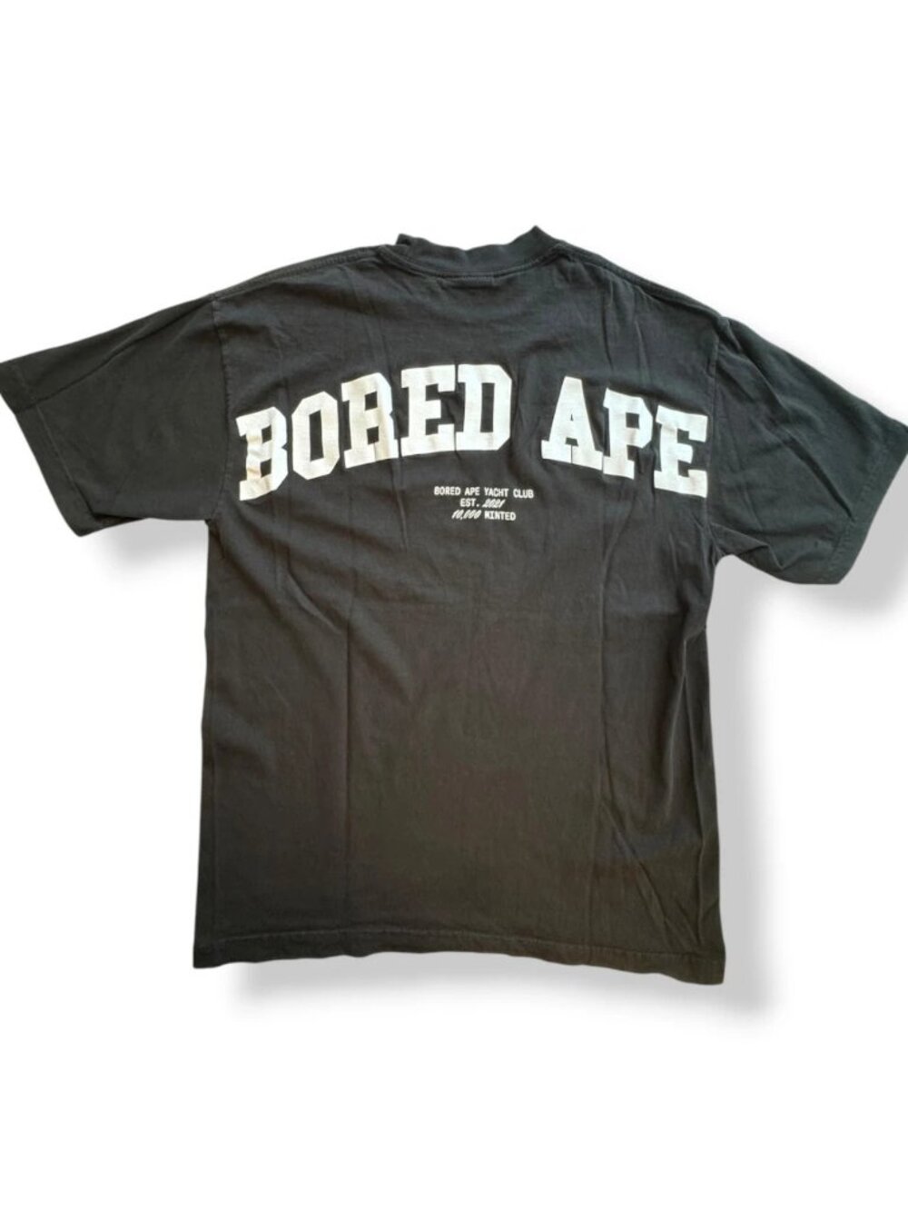 BAYC Bored Ape Yacht Club Bored University Tee Black Size M